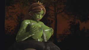 Shrek - Princess Fiona creampied by Orc - 3D Porn