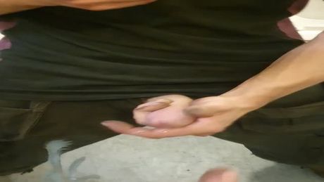 On my lunch break at work