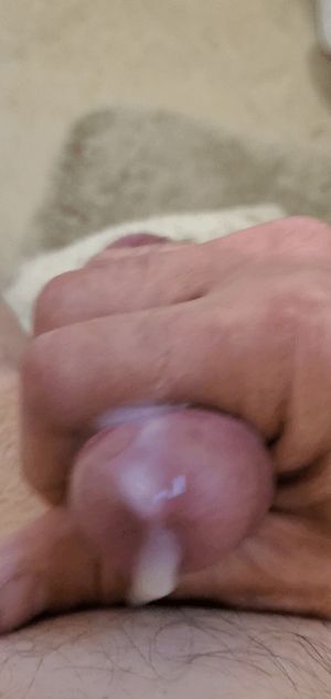 I had to cum a little before work