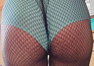 my arse in fishnets