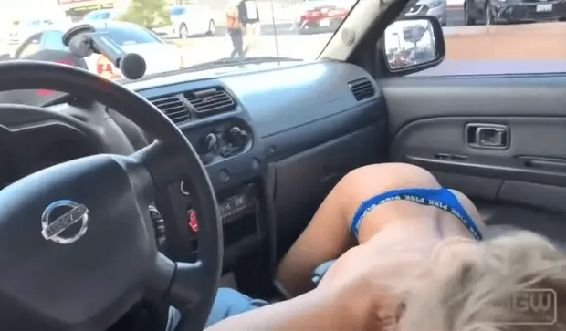 Blonde love sucking cock and swallowing cum