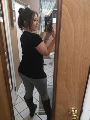 Phat ass on brunette