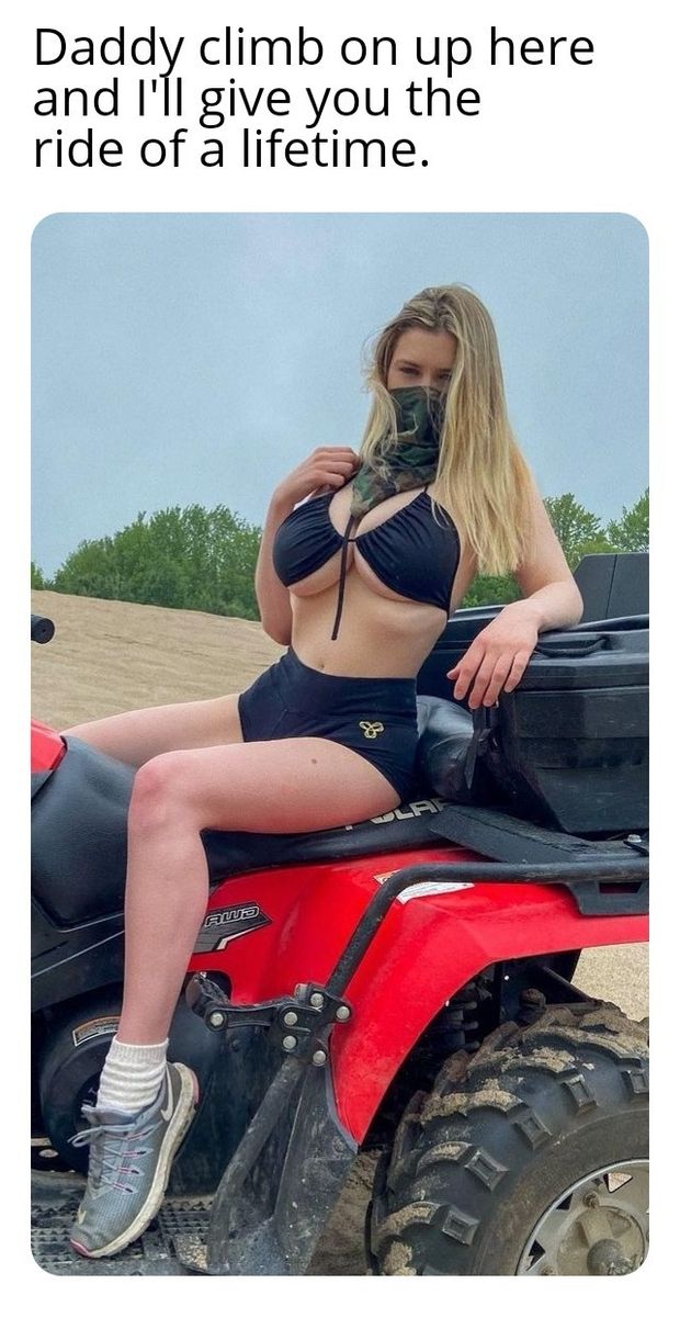 Thera give daddy a ride