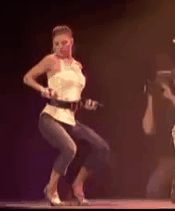 Fergie getting horny in stage