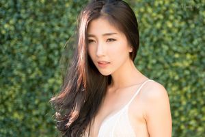 Beautiful Thai model with brown hair Atita Wittayakajohndet