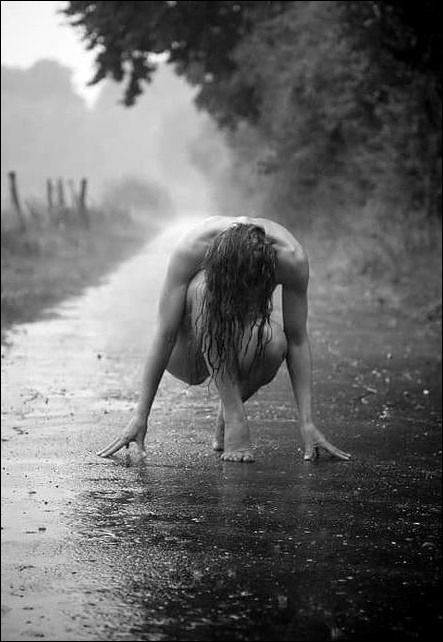 Nude in Rain