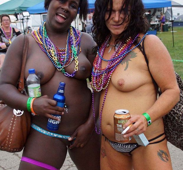 Biker rally women