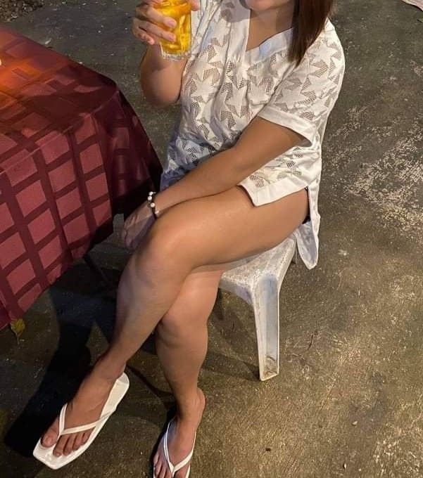Drinking Asian GF in Sexy Crossed Legs Perfect for Assfuck p2