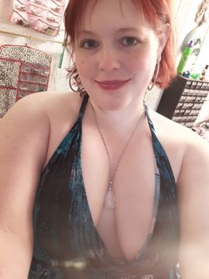 Wife getting ready for a date