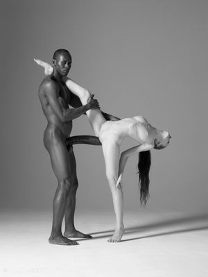 He reaches the goal with his huge cock