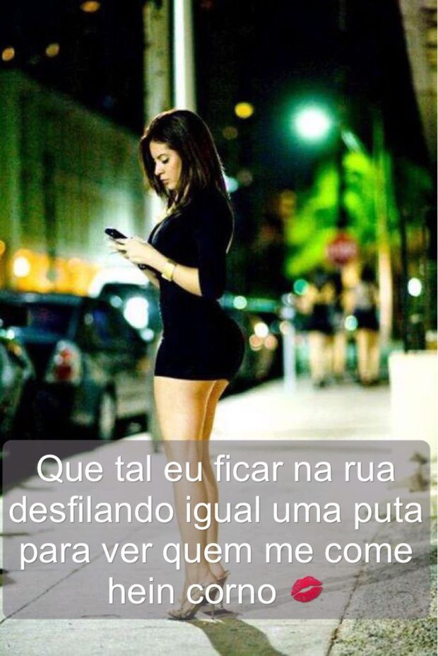 Hotwife vestida de putinha