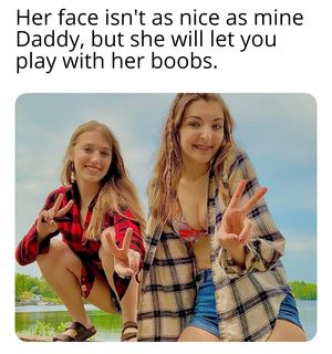 Trin and friend and daddy