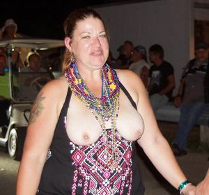 Biker rally boobs