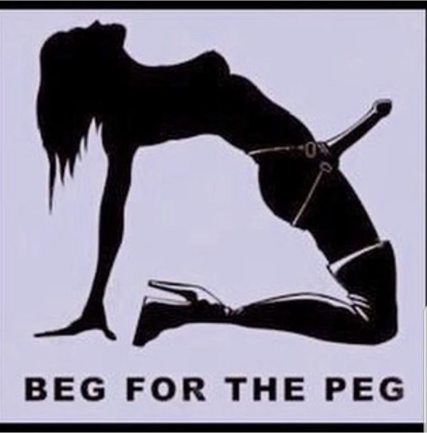 Beg for the peg
