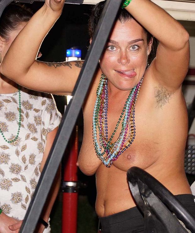 Biker rally babe