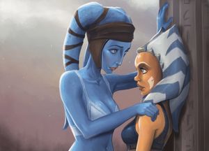 Aayla seducing Ahsoka