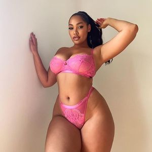 Paris HK in Lounge bra and panties