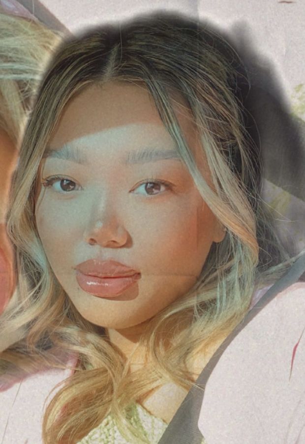 Asian juicy lips