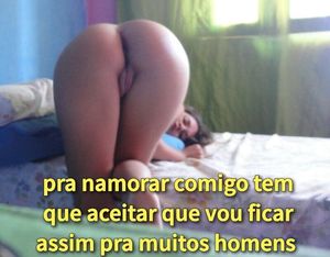 Pra namorar comigo tem que aceitar que vou ficar assim pra muitos homens