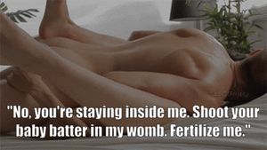 She grabbed his buttocks to pull him in as deep as possible.