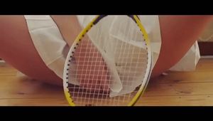 DANIELLE SELLERS WHITE PANTIES CLOSE UP