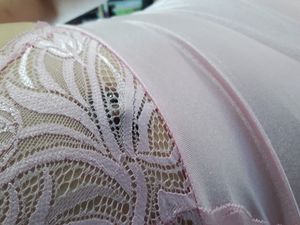 new nipple piercing just visible through my new pink nightie