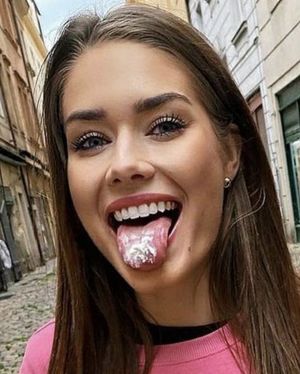 Sexy tongue out