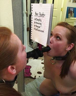 The rulles of blowjob sub