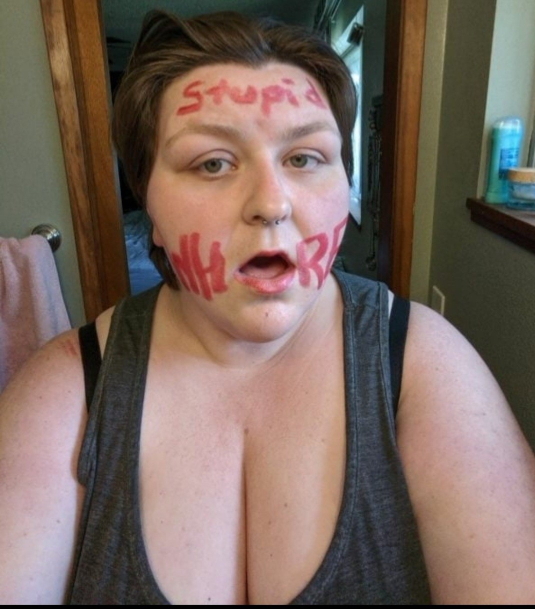 Humiliated slave