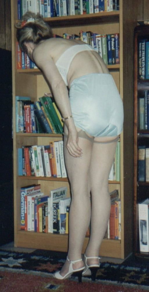 retro satin booty