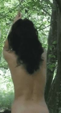 Sex. Com survey : You find a naked chick tied up in remote woodland would you A. Release her? B. Fuck her from behind then leave her there?