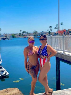 Double trouble patriotic MILFs