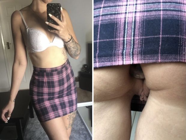 Lana Wide shows buttplug