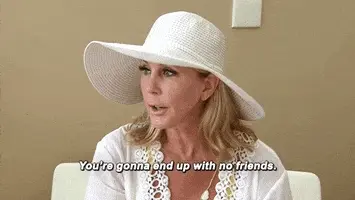 RHOC. Not with that carrying on.