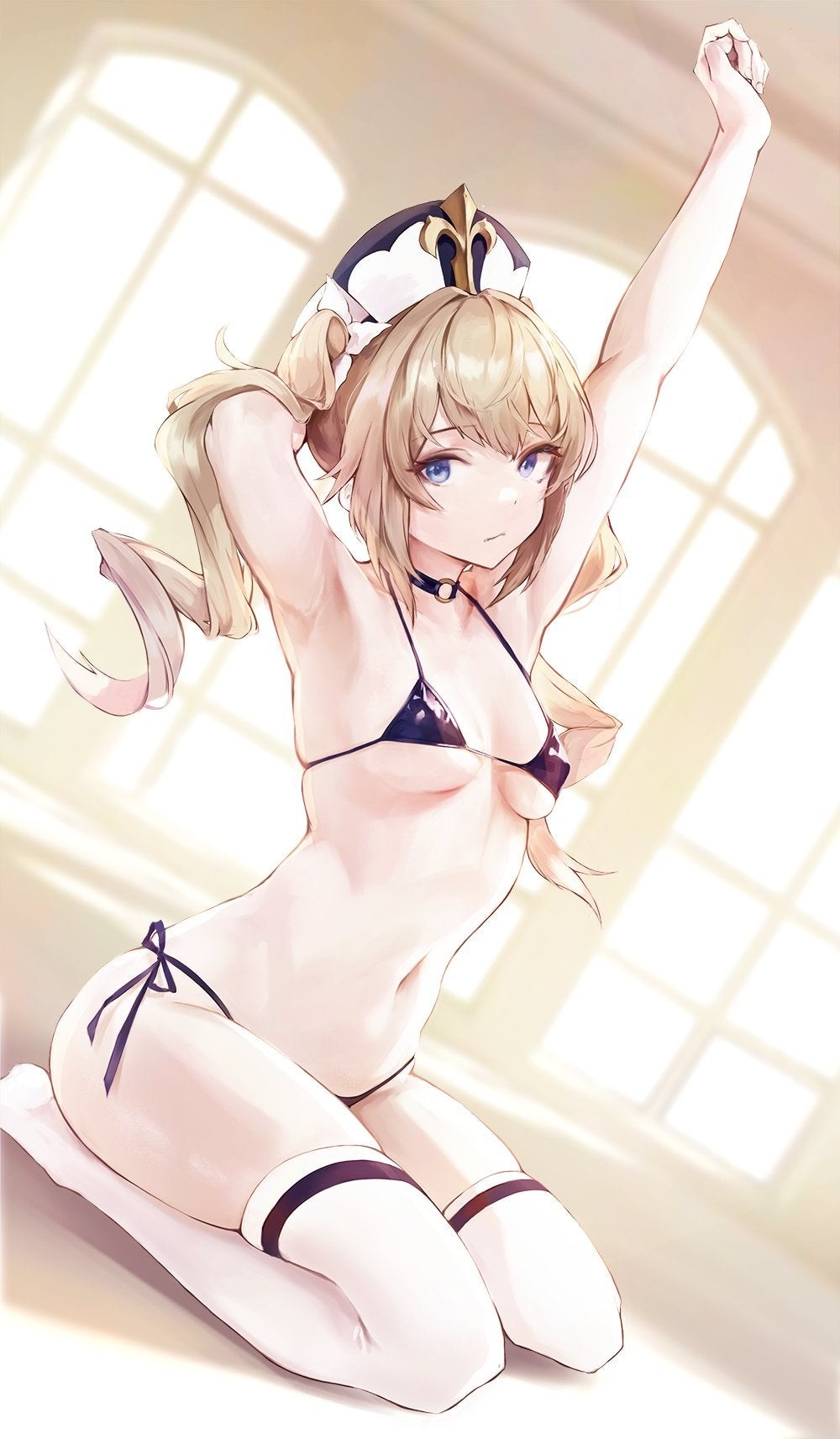 Barbara in a little bikini