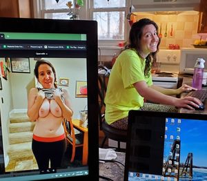 Pornception at kitchen