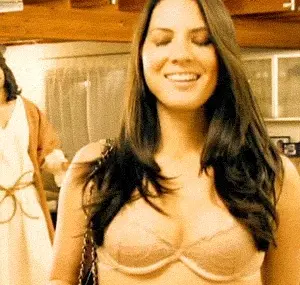 Nice bra & twins.