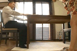 Under the table