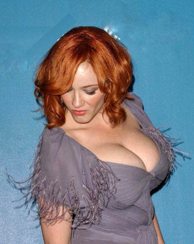 Christina's Amazing cleavage