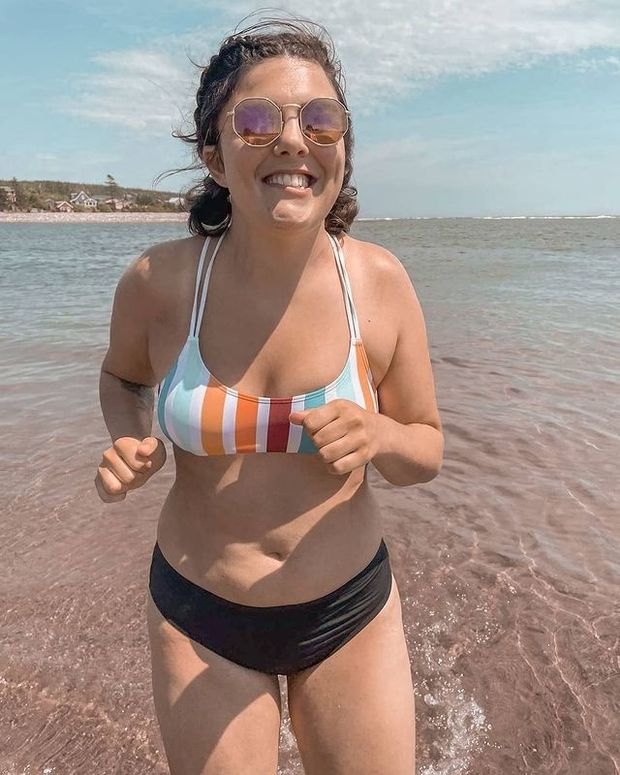 at the beach