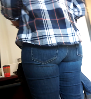 candid ass in jeans