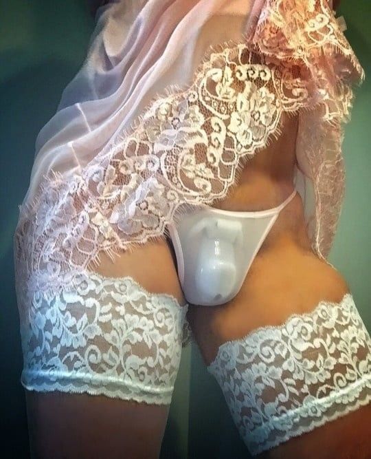 sexy caged sissy