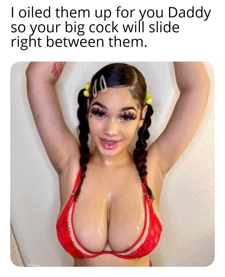 Lexie daddy oiled up boobs