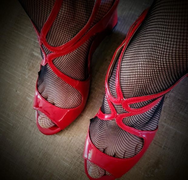 My wife bought me some new shoes.