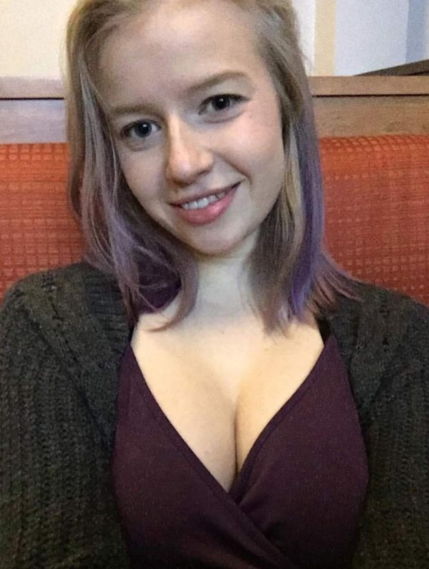 cute blonde with nice tits