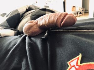Hot uncut cock