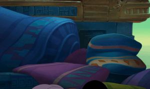 Chel interrupted mid swallowing