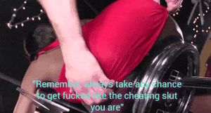 She needed something up her ass