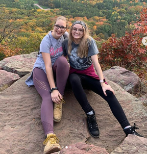 two teen sluts in nature ready to fuck