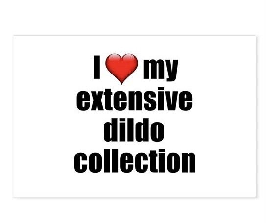 Nice to have a big dildo collection